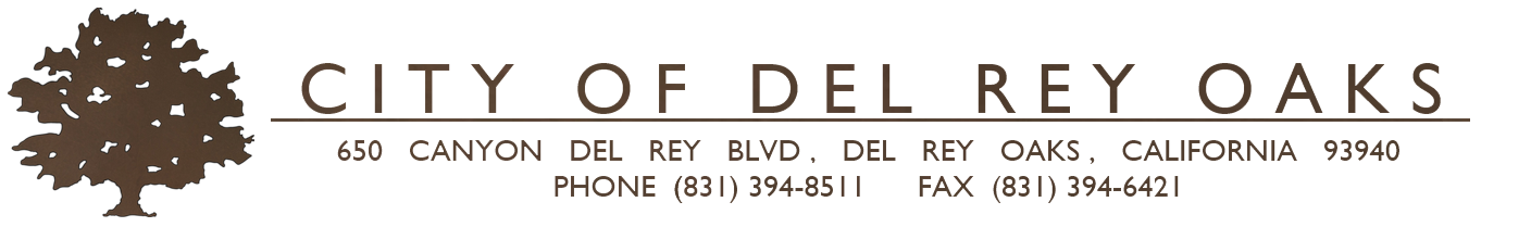 Del Rey Oaks, CA Logo