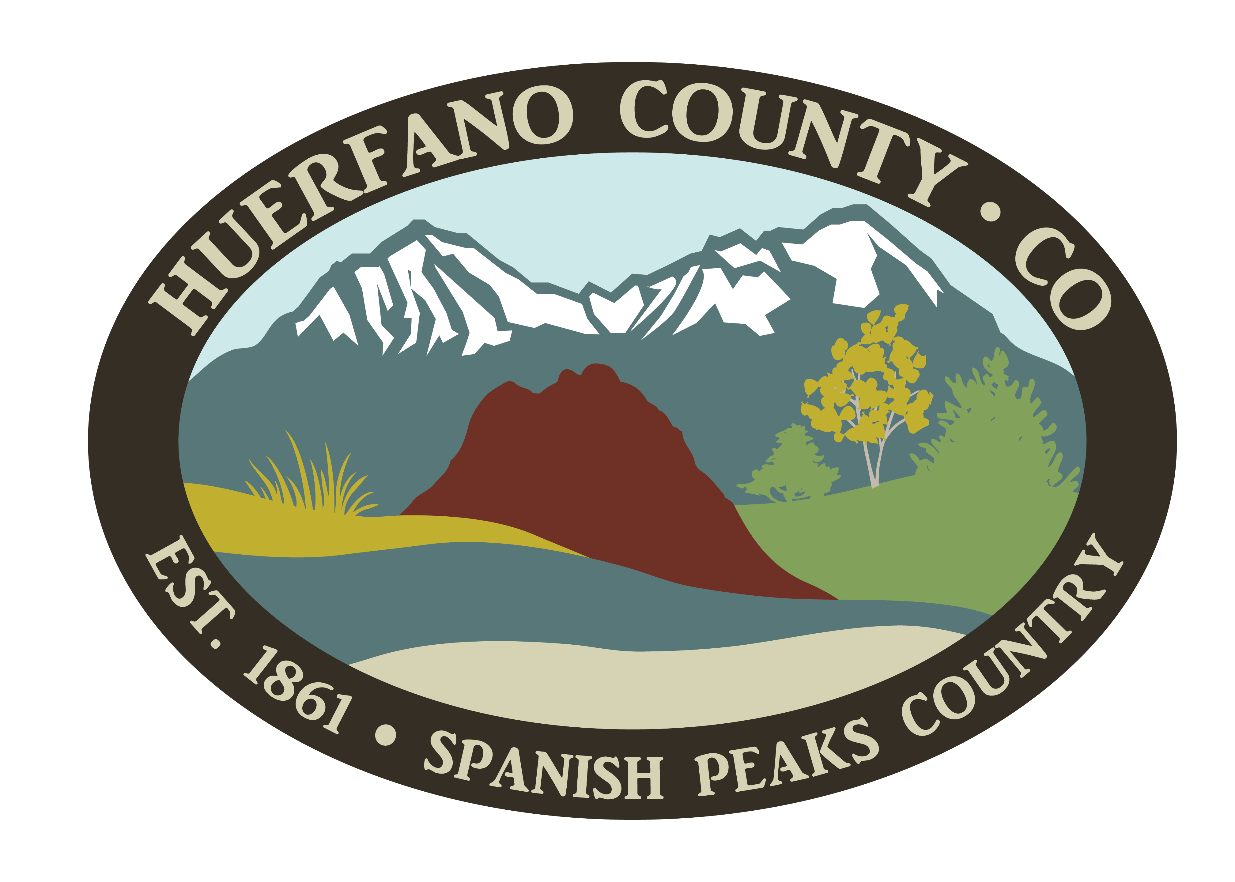 Huerfano County, CO Logo